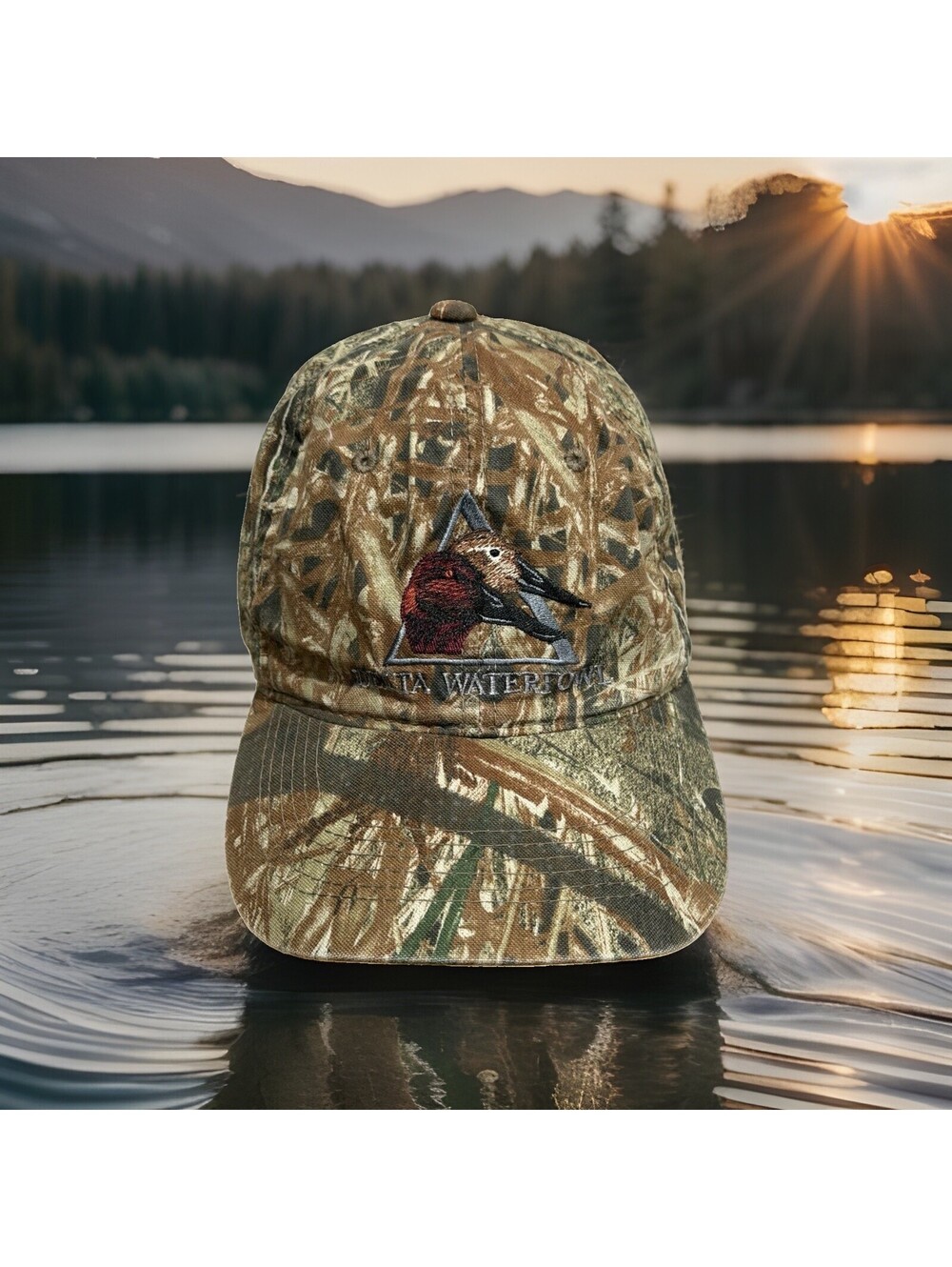 Delta Waterfowl Mallard Hen Redhead Ducks Hunting Blind Baseball Cap Hat